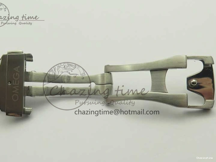 1224 Racing Master Chronometer OMF 1:1 Best Edition Black Dial Orange Hand on Black Leather Strap A Contemporary 7999